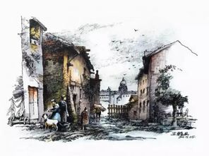 厉害 这些建筑竟然都是用钢笔画的