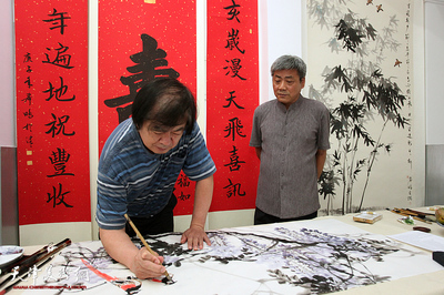 梅江书画院开展“庆祝中国共产党成立99周年”书画联谊活动