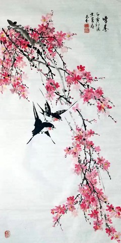 向荣杰--中宣盛世国际书画院院聘画家、著名书画家