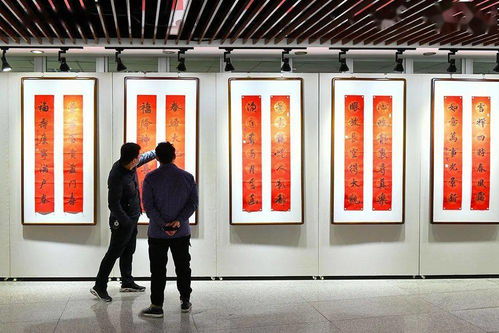 哈密市书画院迎春楹联作品展开展