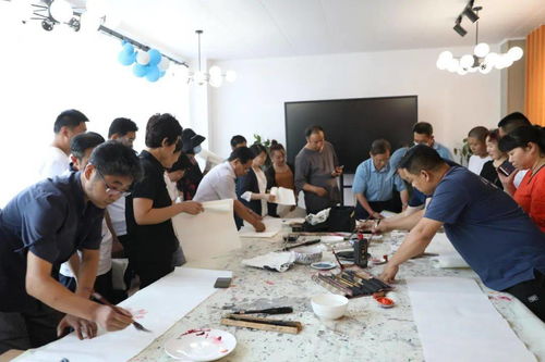 新泰市农批市场书画笔会隆重举行