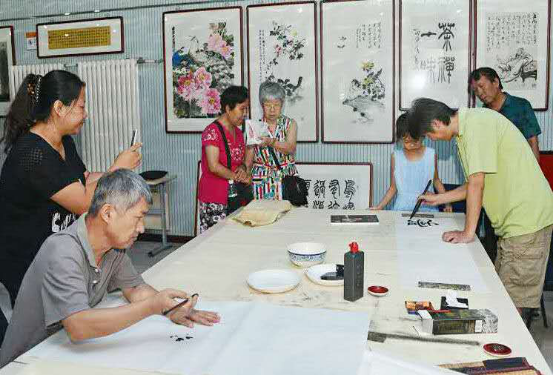 大慧北下关·梦想中国·祖国万寿书画邀请展开幕